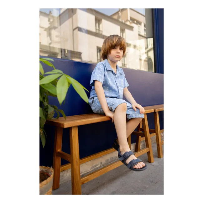 Denim Magnum Hawaii shirt | Light Blue