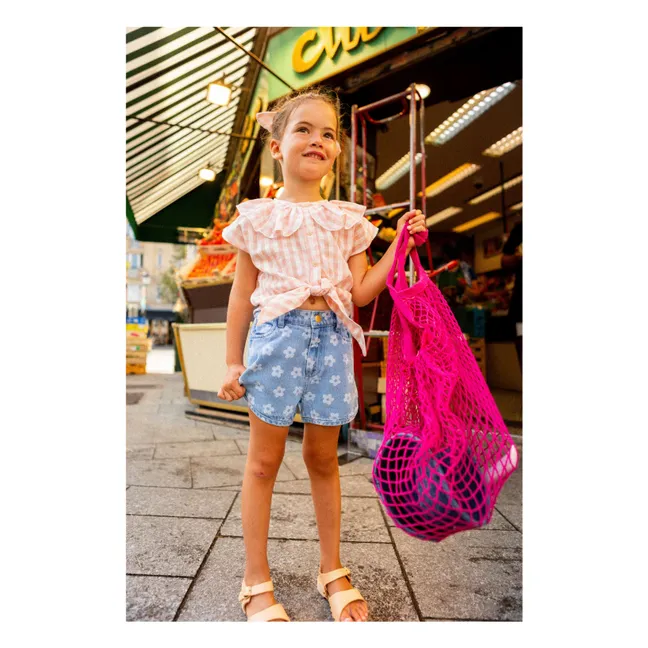 Blouse April Vichy | Rose pâle