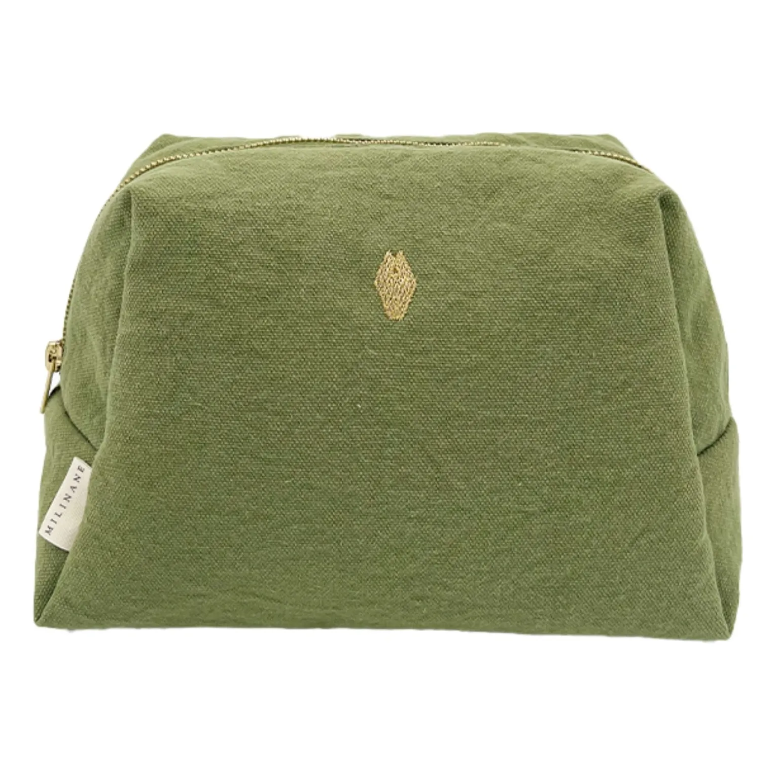 Milinane Olive Jade Toiletry Bag