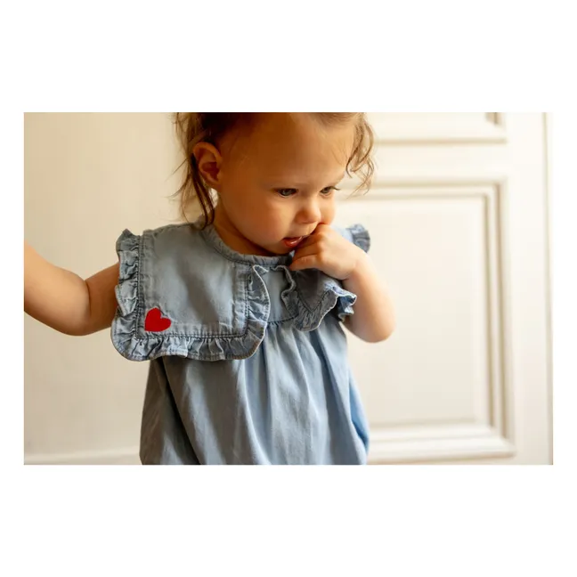 Pelele Celesta Chambray | Azul Claro