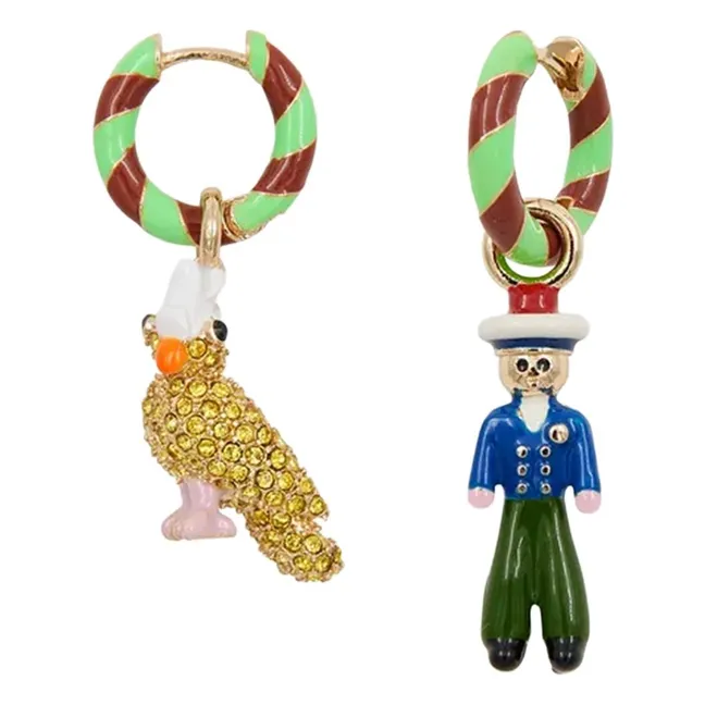 Pendientes Jhally | Verde