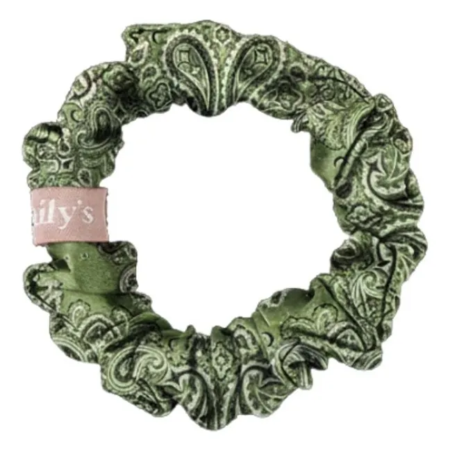 Chouchou Bandana en soie - Small | Vert