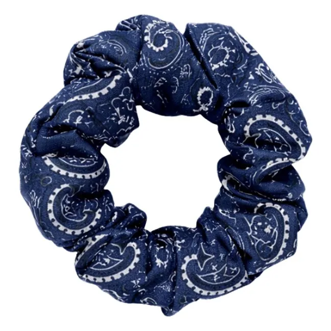 Pañuelo de seda Chouchou - Mediano | Azul