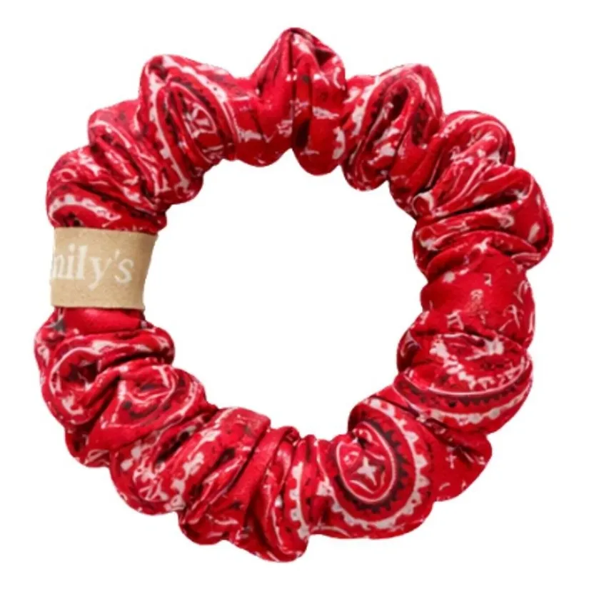 Chouchou Bandana en soie - Small | Rouge- Image produit n°0
