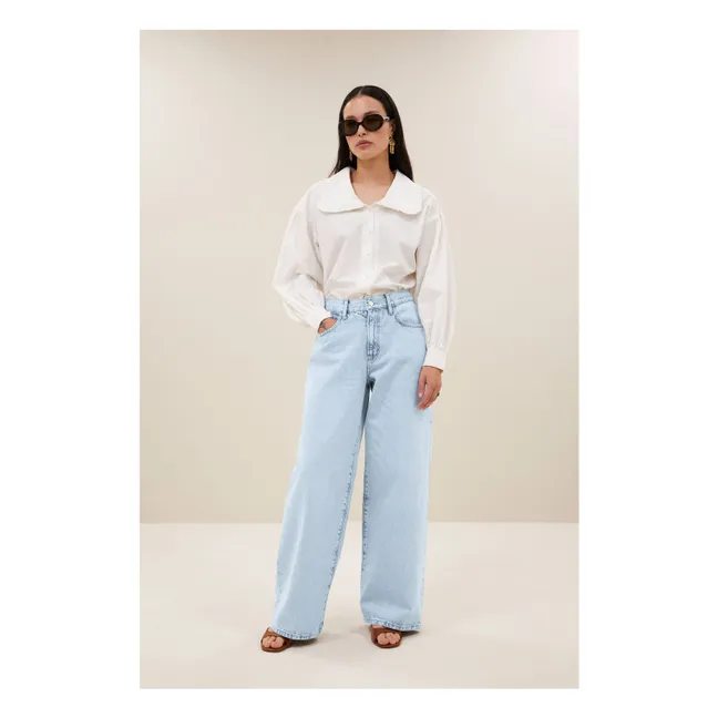 Lilo Organic Cotton Jeans | Denim blue