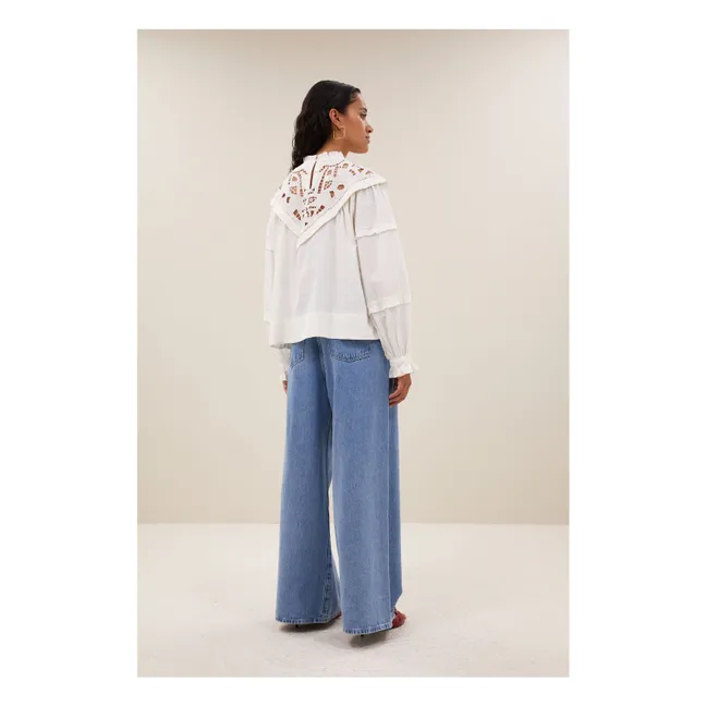Blouse Bowie Coton | Blanc