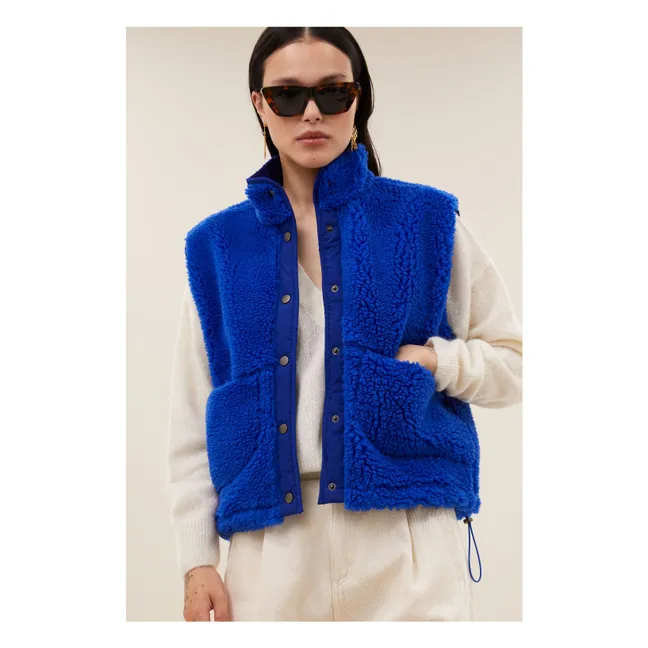 Steve vest | Azure blue