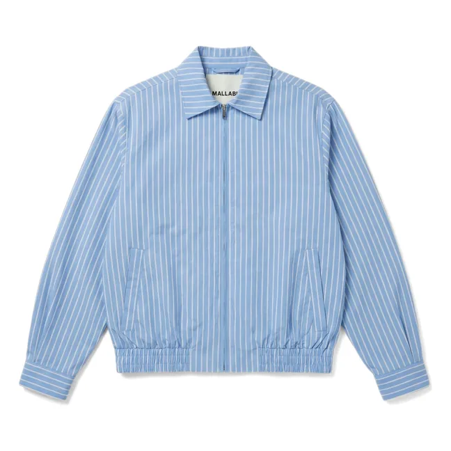 Cleo Striped Jacket | Blue