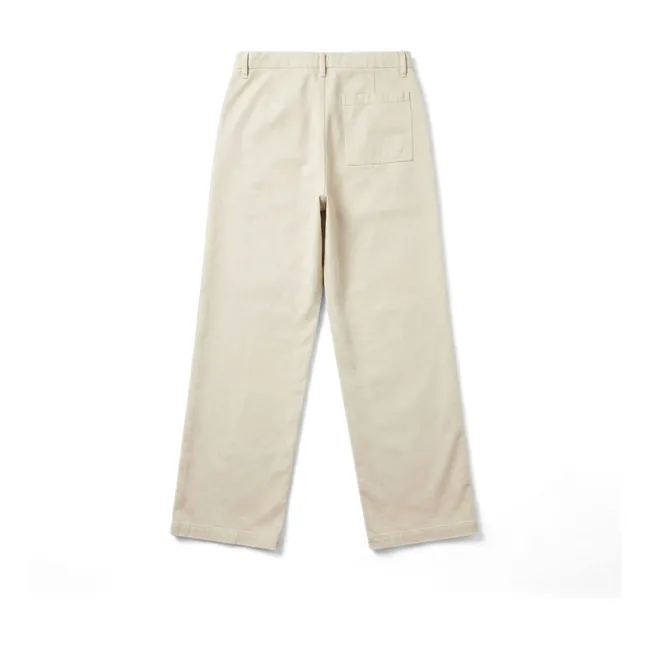 Pantalon Large Paris | Ecru