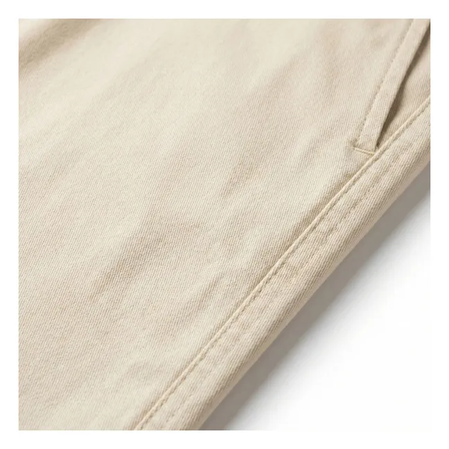 Pantalon Large Paris | Ecru