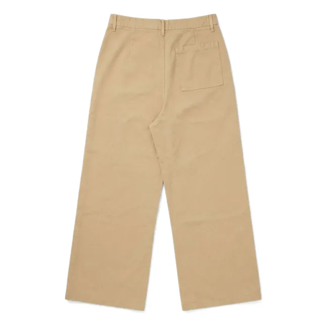 Pantalon Large Paris | Marron