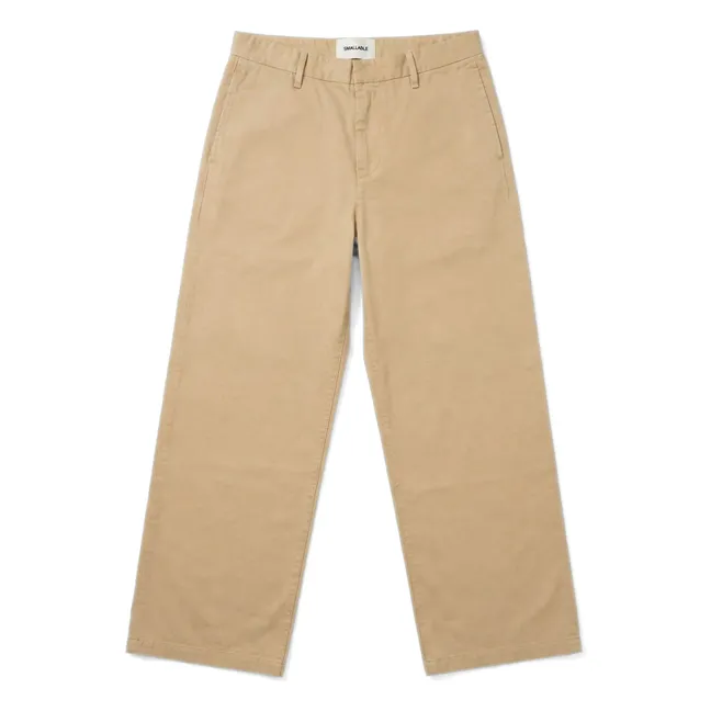 Pantalones anchos Paris | Beige