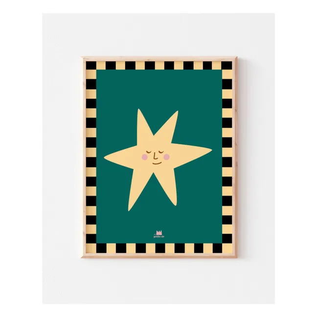 Pop Star poster | Dark green