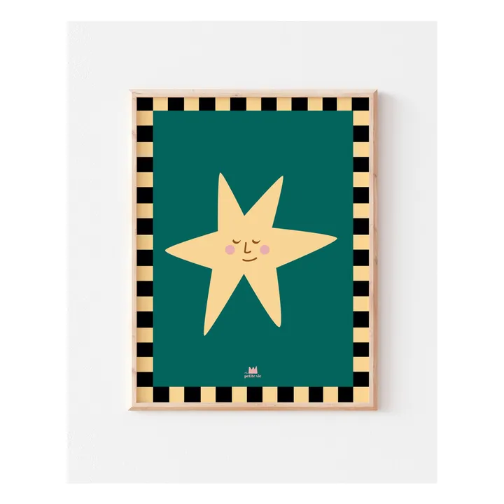 Affiche Pop Star | Vert foncé- Image produit n°0