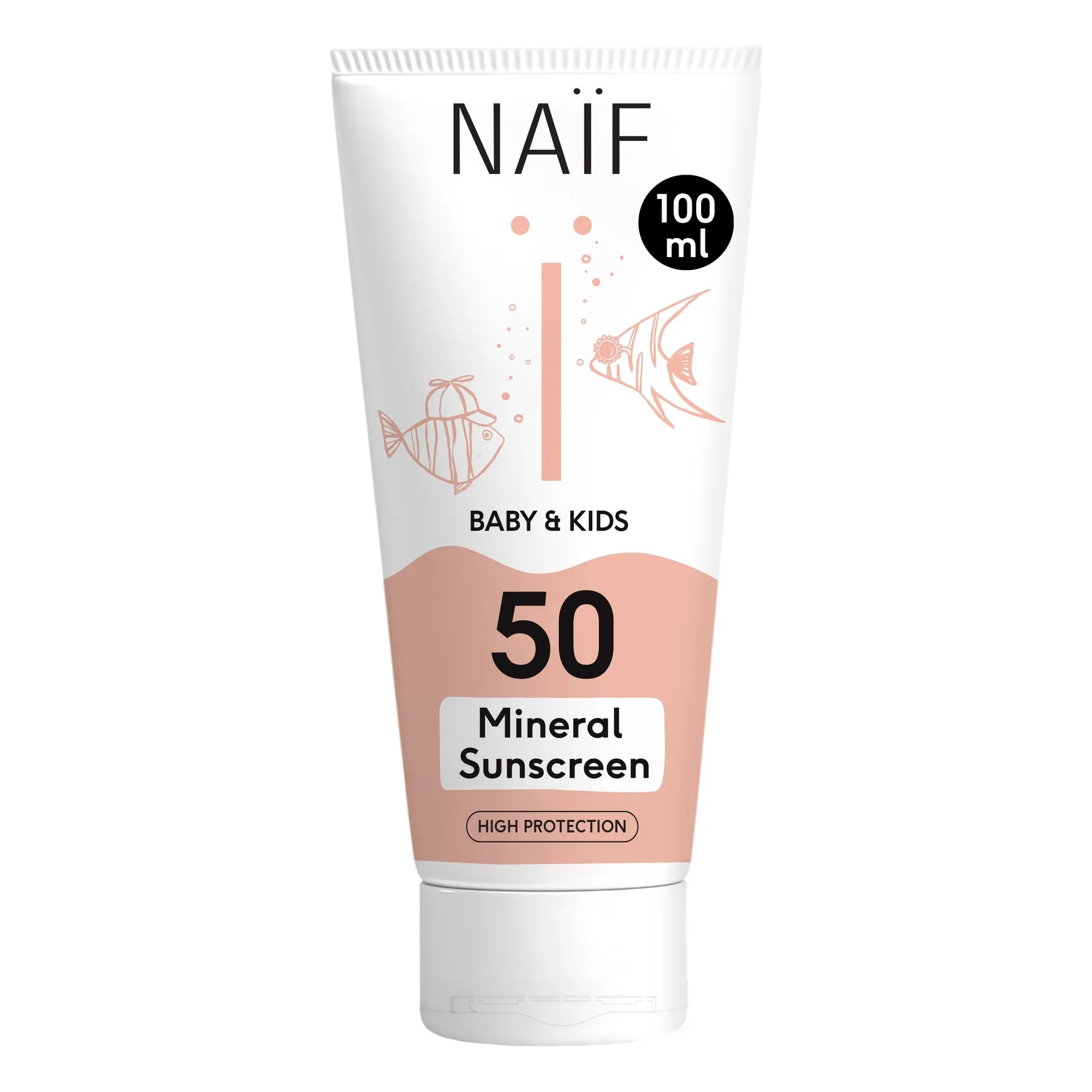 Naïf Natural Skincare Untinted Sun Cream For Babies And Children Spf50 - 100 Ml