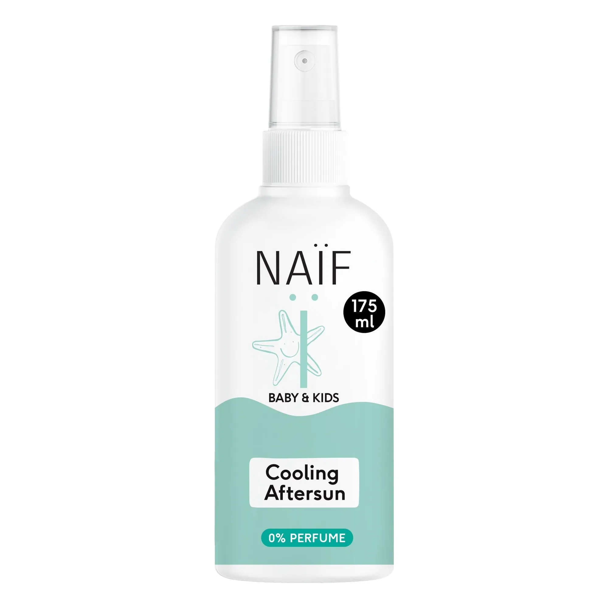 Naïf Natural Skincare Untinted After-Sun Spray Gel For Babies And Children, Fragrance-Free - 175 Ml