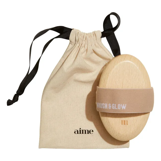 Brosse corps, Brush & Glow | Bois clair