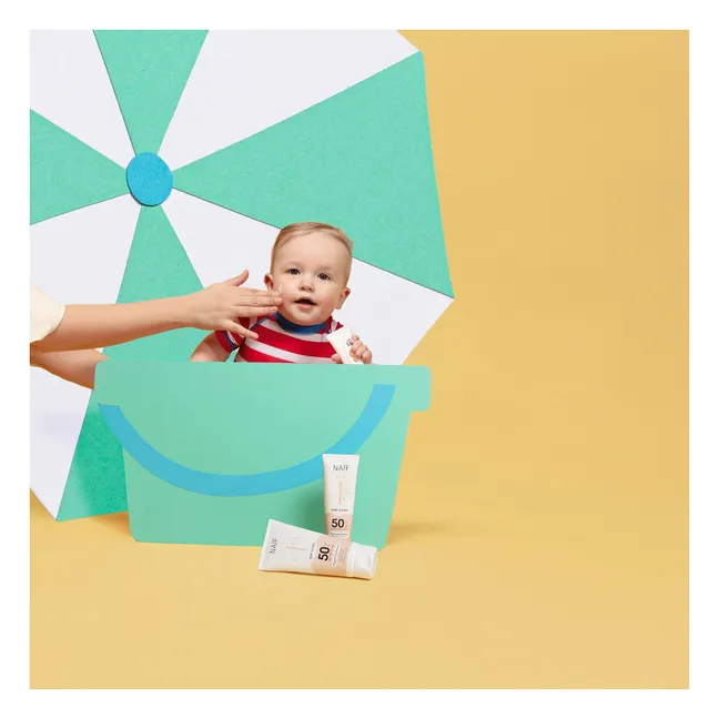 SPF50 fragrance-free sun cream for babies and children - 100 ml