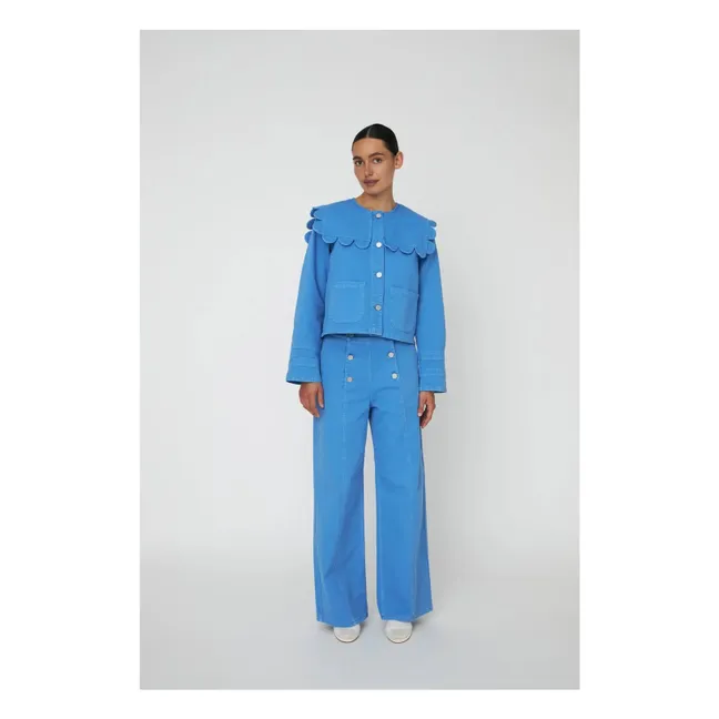 Chaqueta de algodón orgánico Sailors | Azul