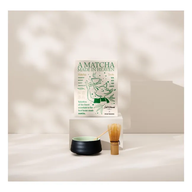 Juego de utensilios Matcha - Printworks x Café Kitsuné