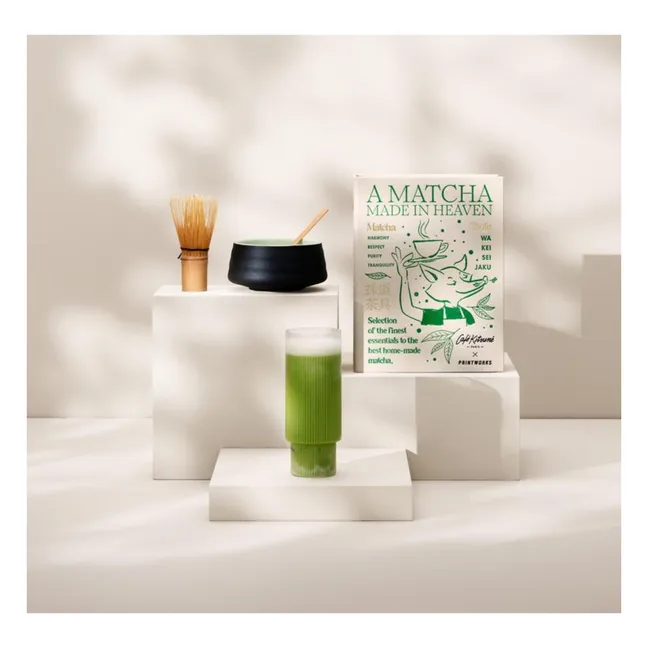 Juego de utensilios Matcha - Printworks x Café Kitsuné