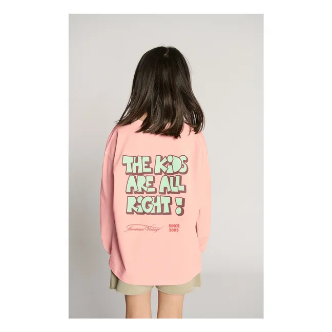 Fizvallay Camiseta de manga larga The Kids Are All Right | Rosa Pálido