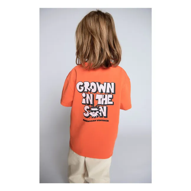 Camiseta Fizvalley Grown In The Sun | Mandarina