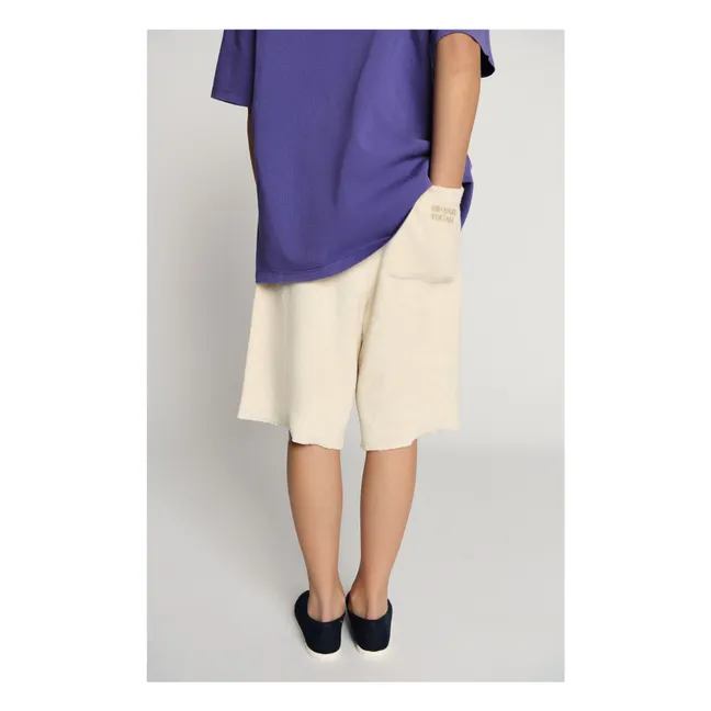 Fuxow Pantalones cortos de algodón orgánico | Crudo