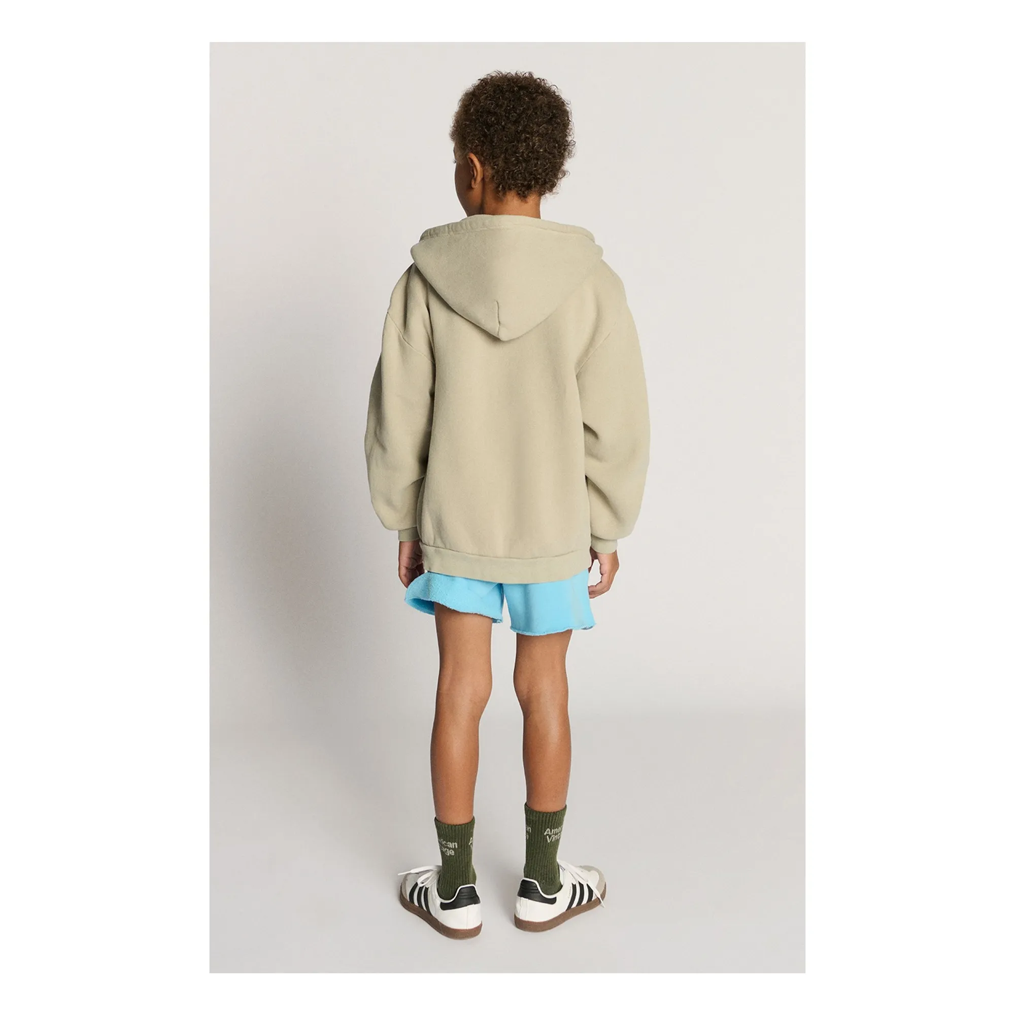 Sweat Zippé Izubird | Gris clair- Image produit n°5