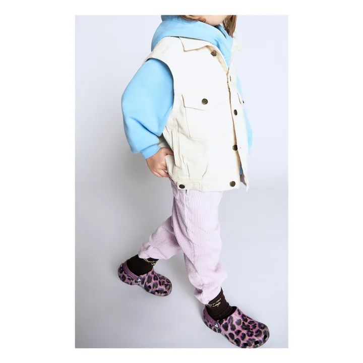 Veste Denim Sans Manches Snopdog | Ecru- Image produit n°2