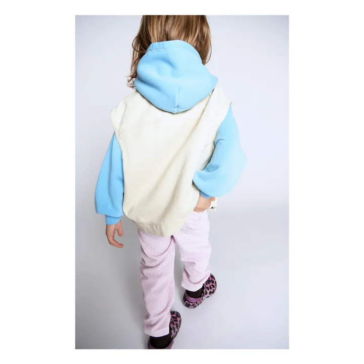 Veste Denim Sans Manches Snopdog | Ecru- Image produit n°4