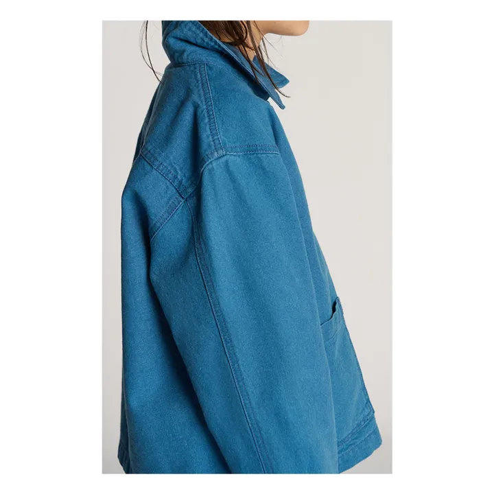 Veste Workwear Boutonnée Comow | Bleu- Image produit n°6