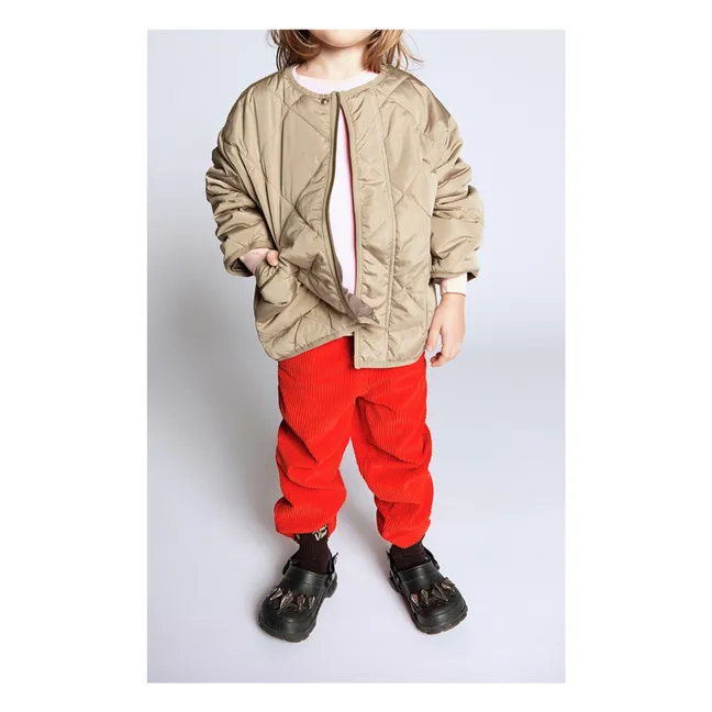 Veste Matelassée Déperlante Vowbay Fibres Recyclées | Khaki