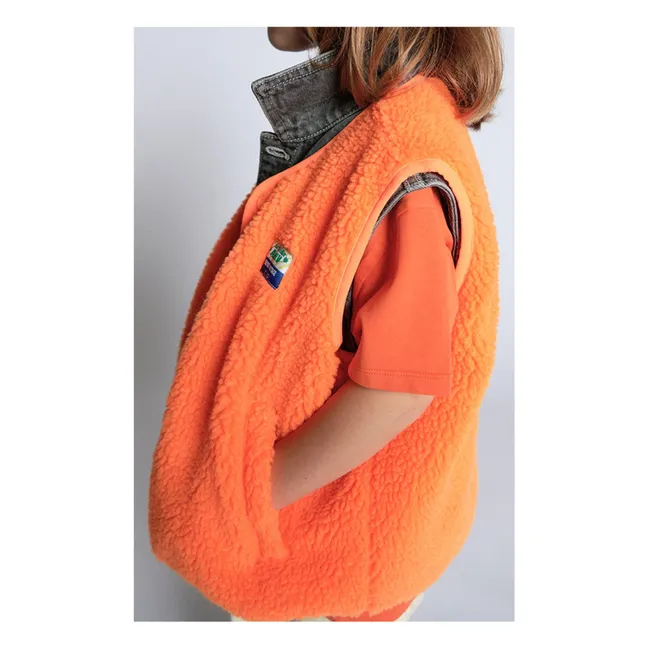 Chaqueta sin mangas Hoktown Fibras recicladas | Naranja flúor