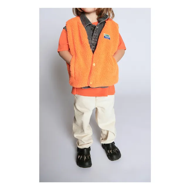 Veste Sans Manches Hoktown Fibres Recyclées | Orange fluo