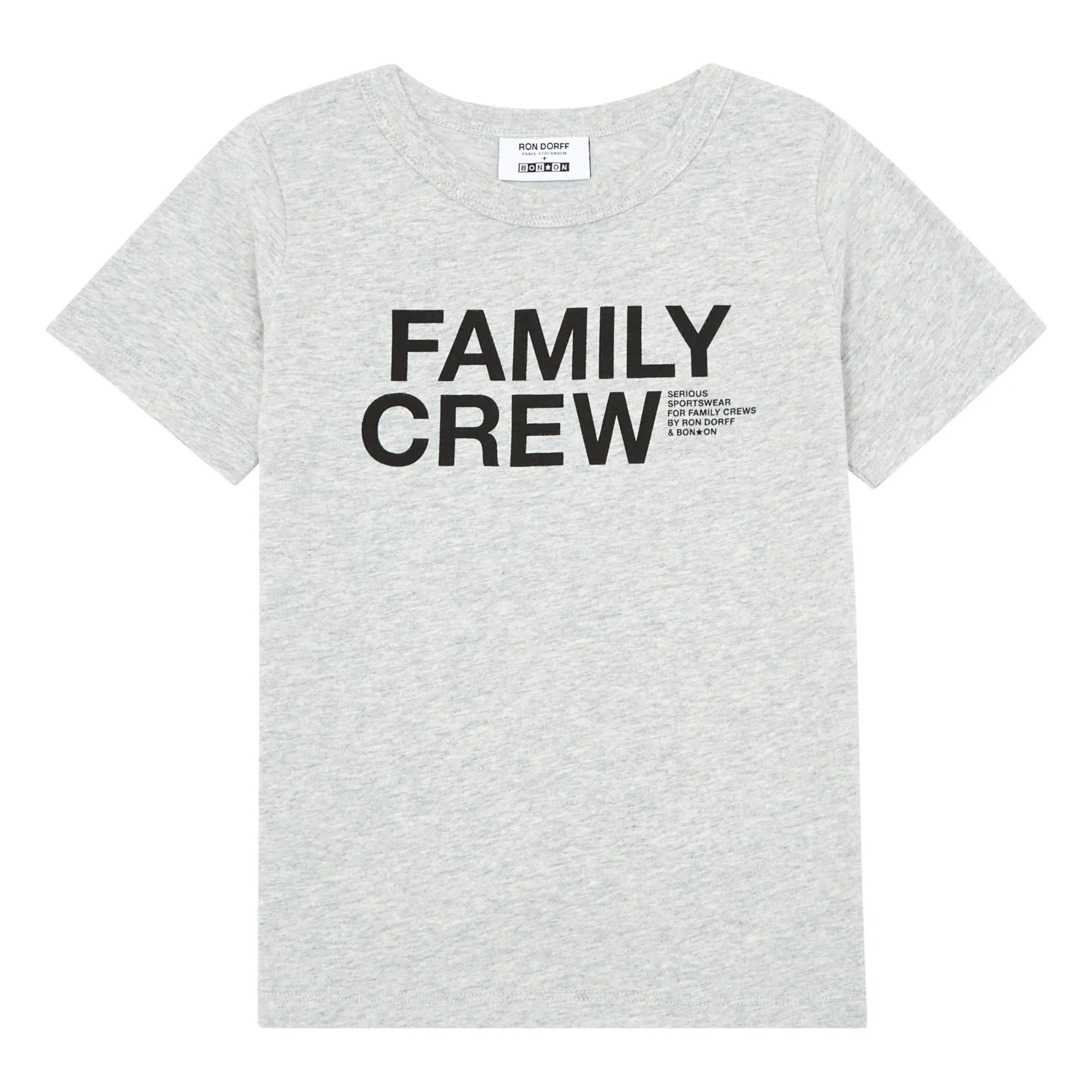Bonton Heather Grey X Ron Dorff Collaboration - Family T-Shirt Organic Cotton