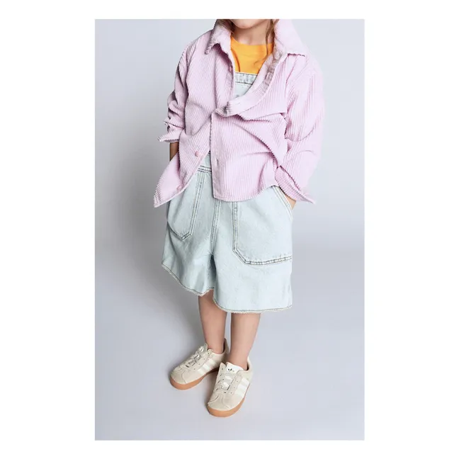 Camisa de pana de algodón orgánico Padow | Rosa Pálido