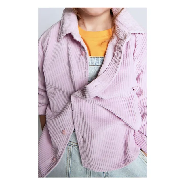 Padow Organic Cotton Corduroy Shirt | Pale Pink