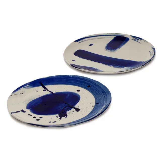 Speiseteller Sophia, Marie Michielssen - 4er-Set | Blau