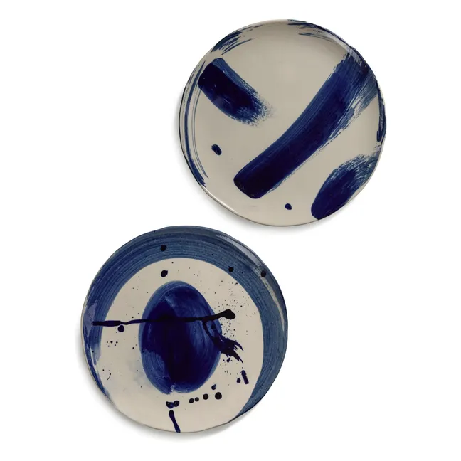 Speiseteller Sophia, Marie Michielssen - 4er-Set | Blau