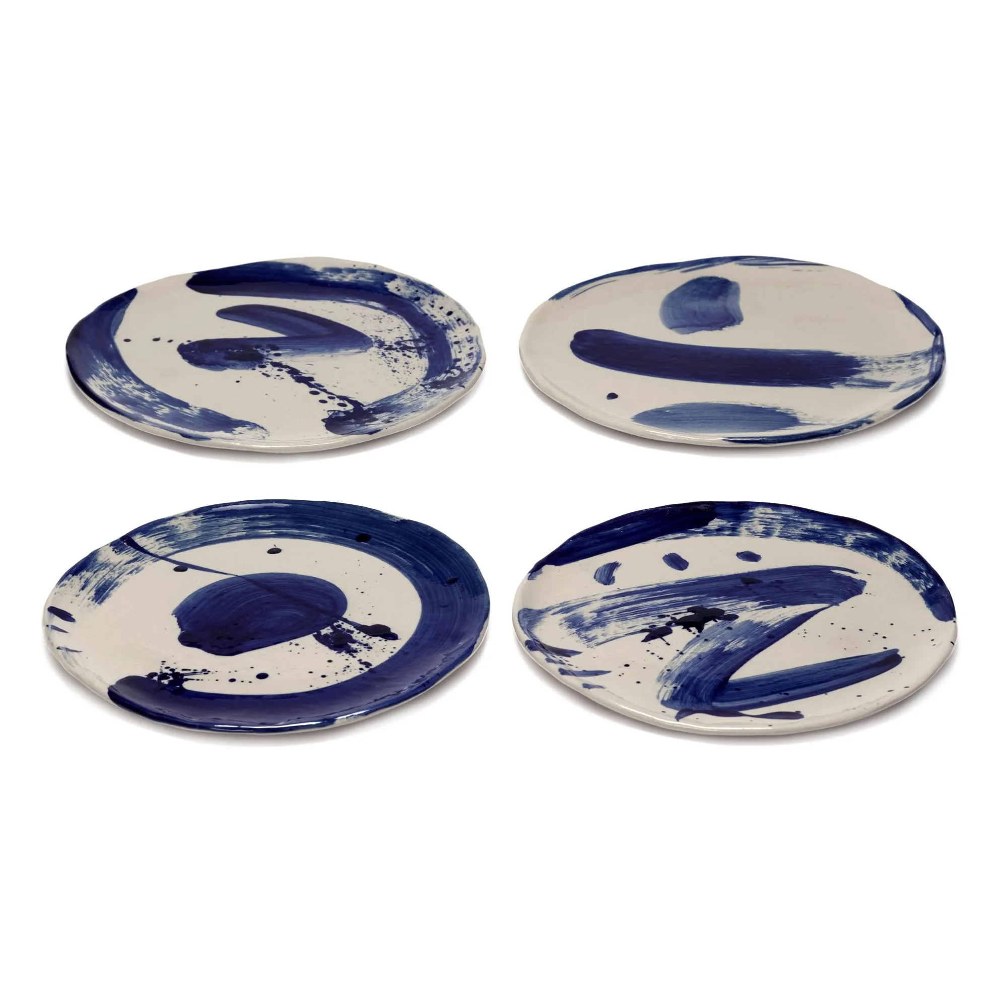 Assiettes à dessert Sophia, Marie Michielssen - Set de 4 | Bleu- Image produit n°3