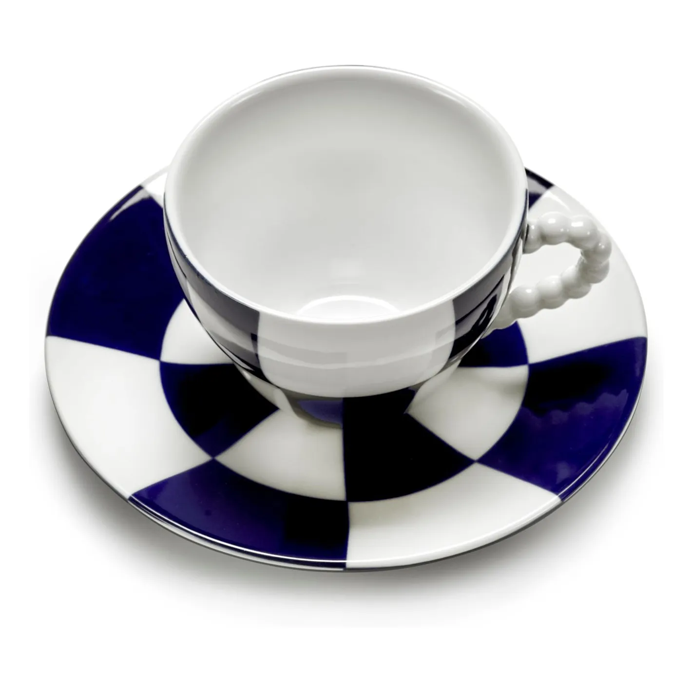 Tasses et soucoupes Fête des Bêtes, Wouters & Hendrix - Set de 2 | Bleu- Image produit n°3