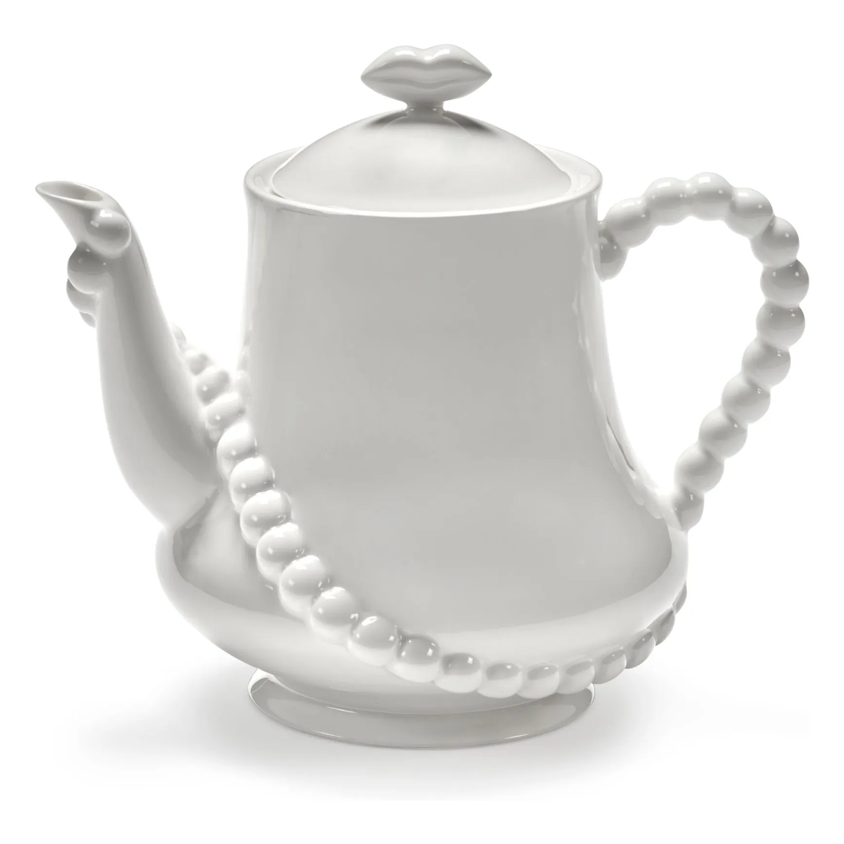 Serax White Perle Fine Teapot, Wouters & Hendrix