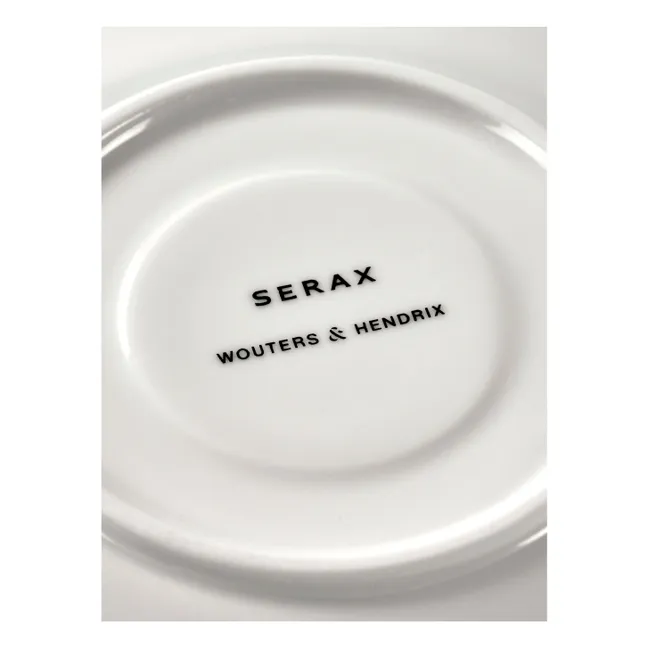 Perle Fine cups and saucers, Wouters &amp; Hendrix - Set of 2 | White