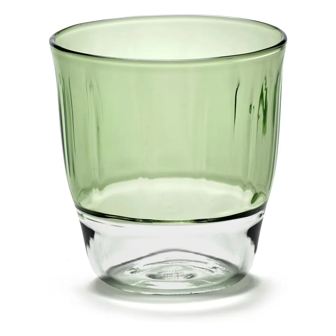Serax Green Yam Glasses, Waww La Table - Set Of 4
