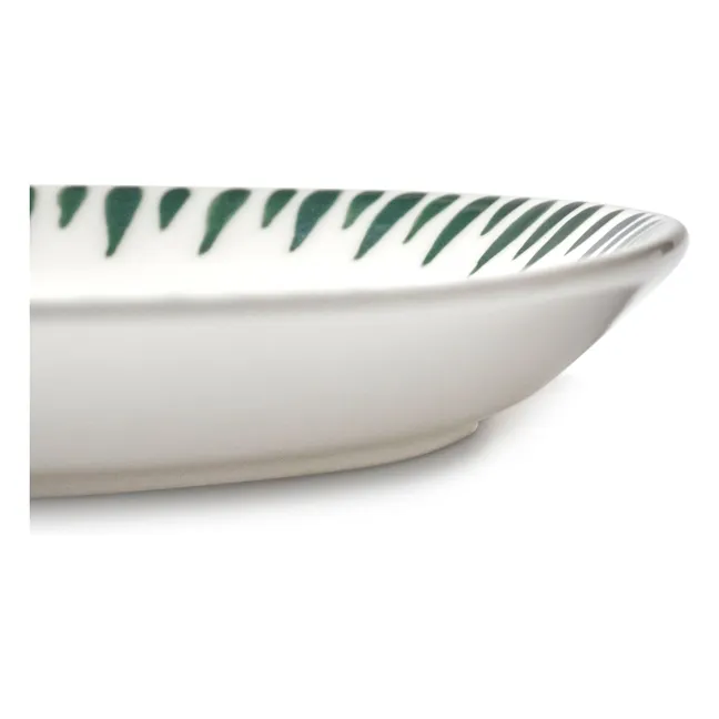 Plat ovale Baazar, Waww La Table - Set de 2 | Vert