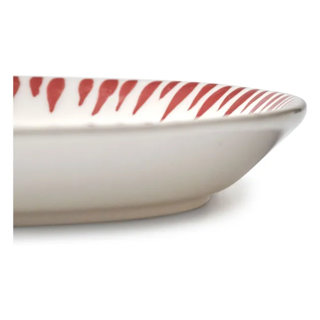 Plat ovale Baazar, Waww La Table - Set de 2 | Rouge