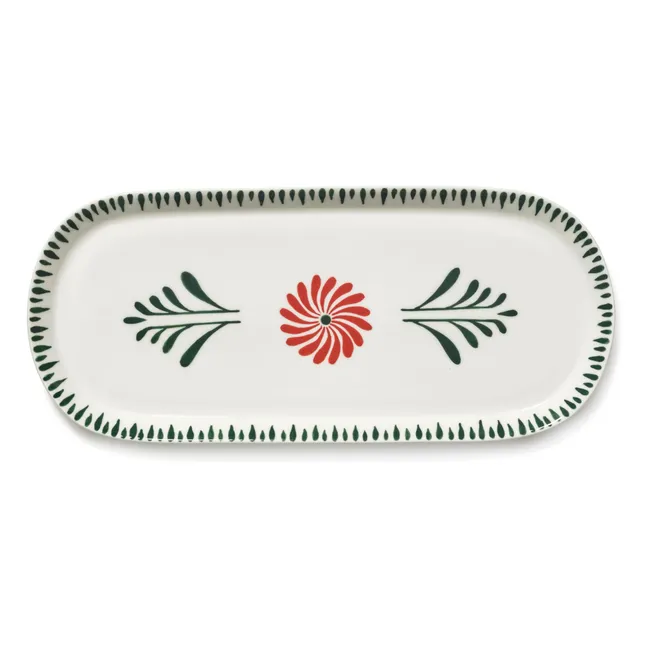 Plat ovale Baazar, Waww La Table - Set de 2 | Vert