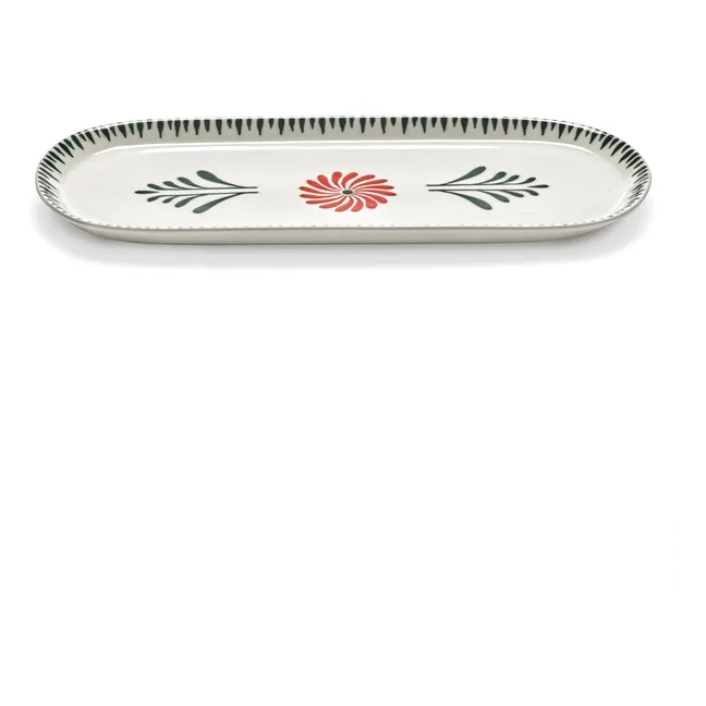 Plat ovale Baazar, Waww La Table - Set de 2 | Vert