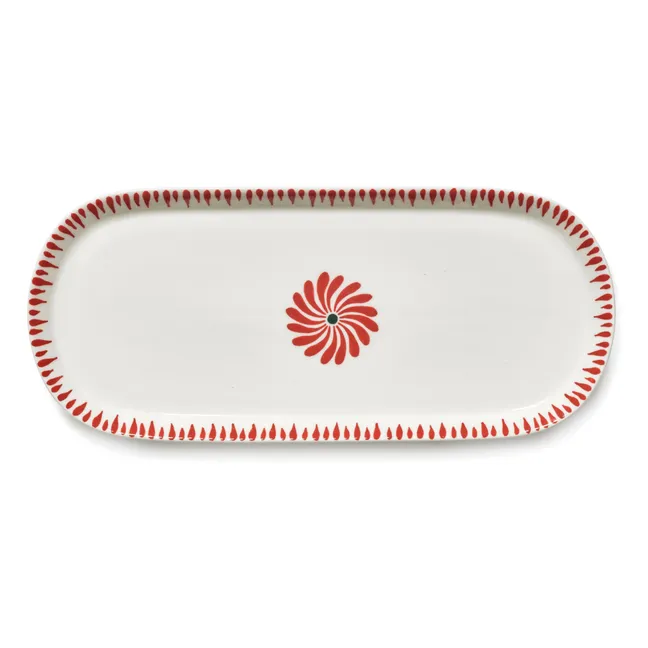 Plat ovale Baazar, Waww La Table - Set de 2 | Rouge